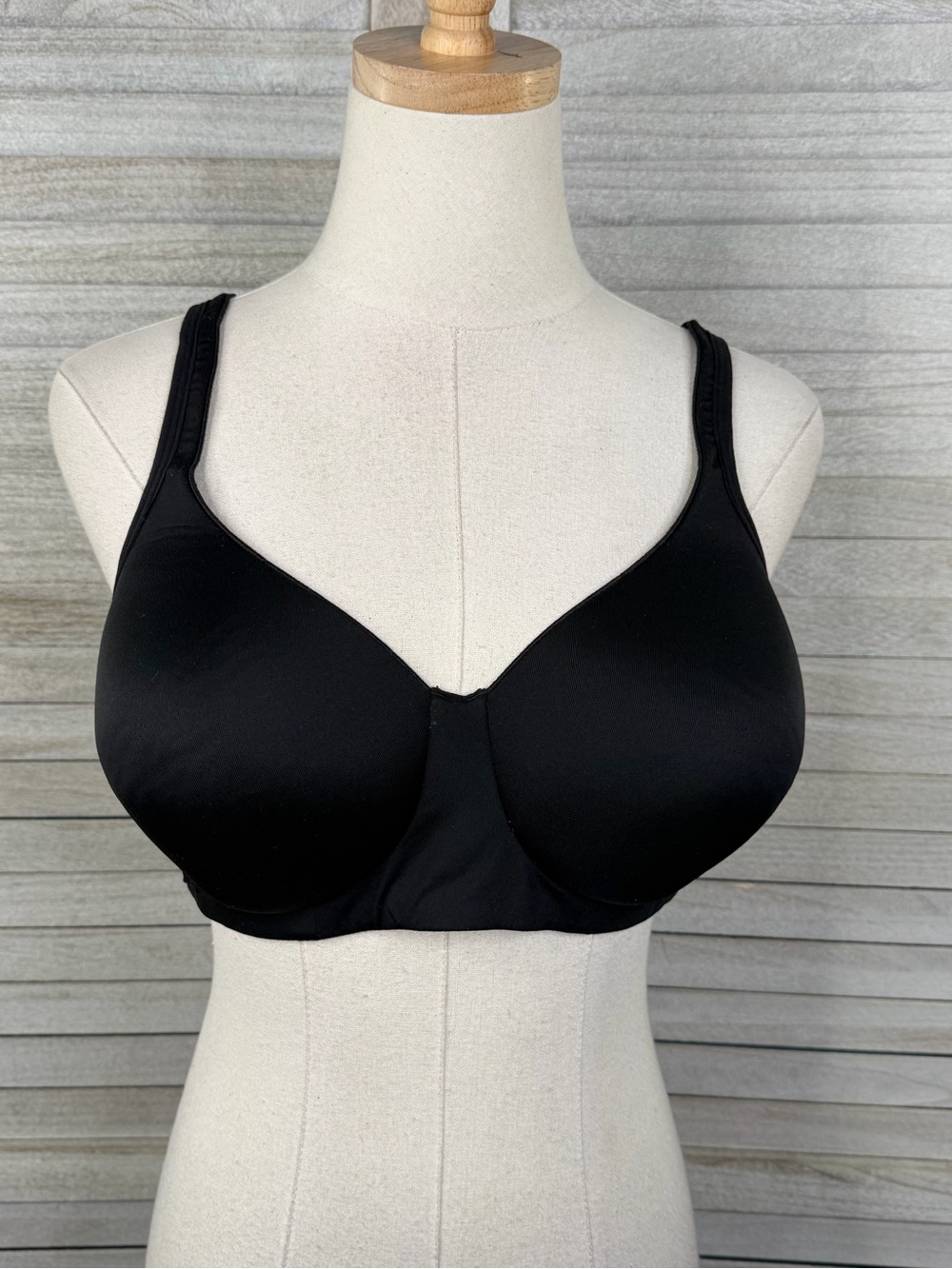 JOCKEY Women's Black Lightly Lined Wire Free Bra-XL